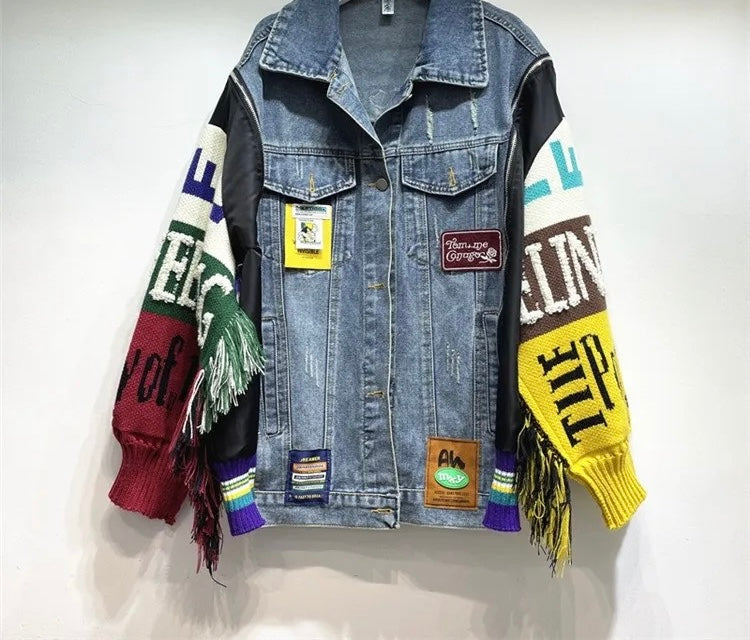 Women’s HOK Patched Denim Jacket